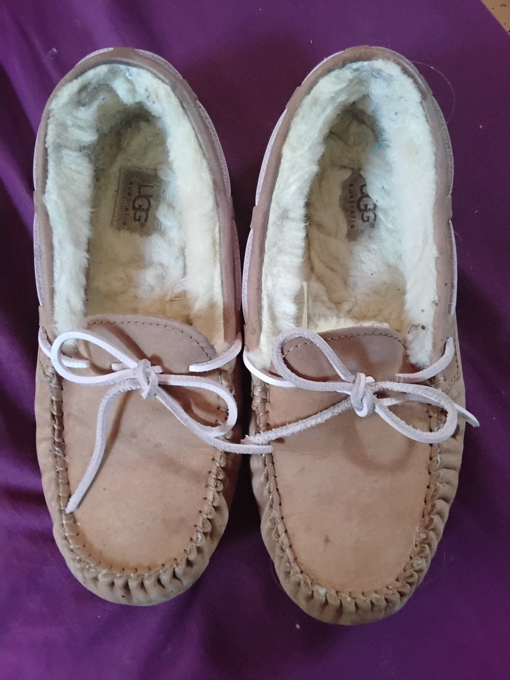 UGG Australia Classic Sheepskin Lined Slip-On Moccasin